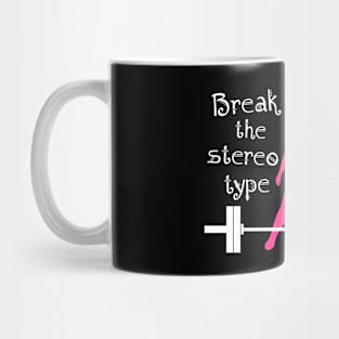 fitness, gym girl, fitness girl Mug